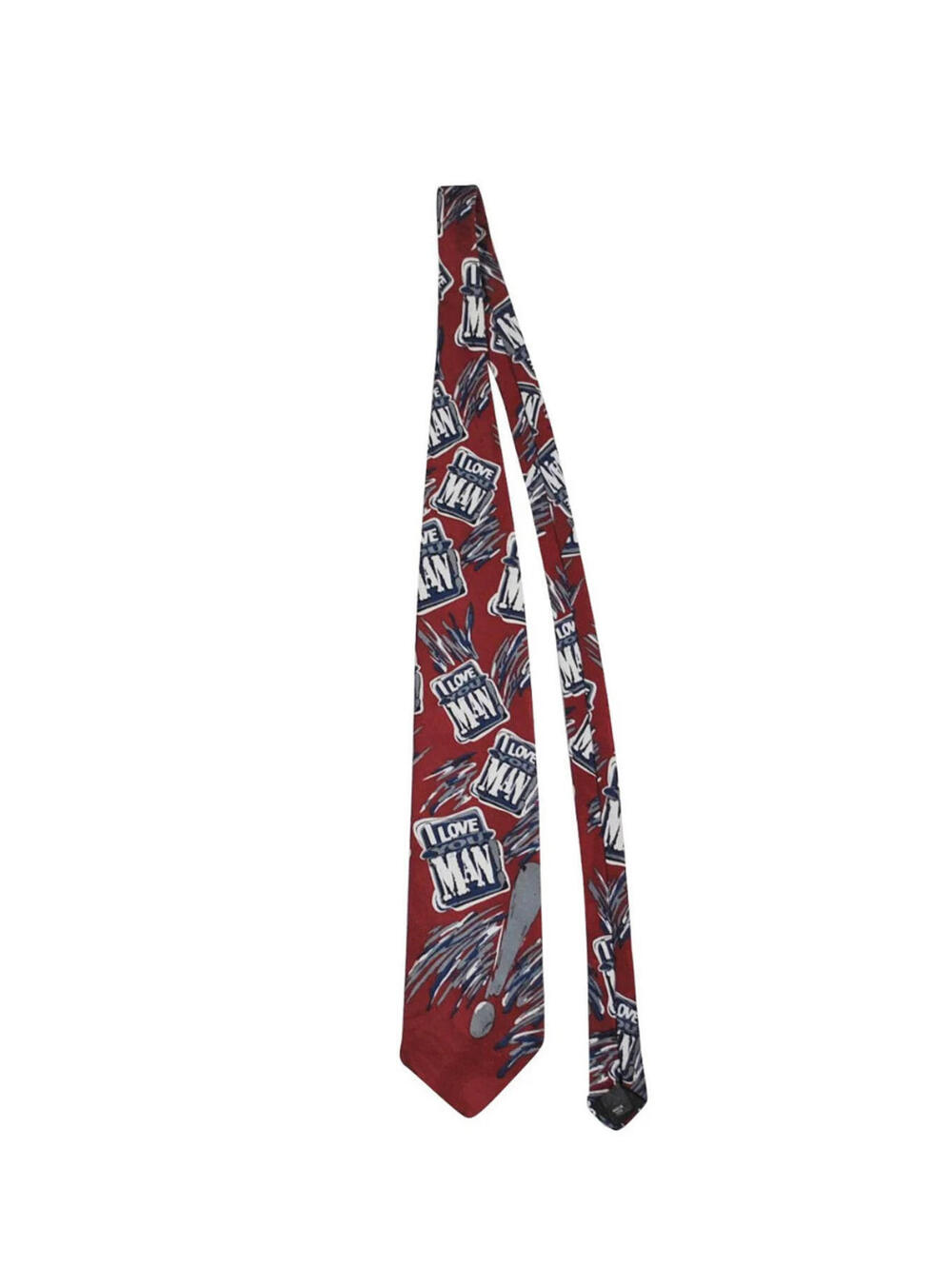 Vintage Budweiser I love You Man 1995 Mens Red Anheuser Busch Tie